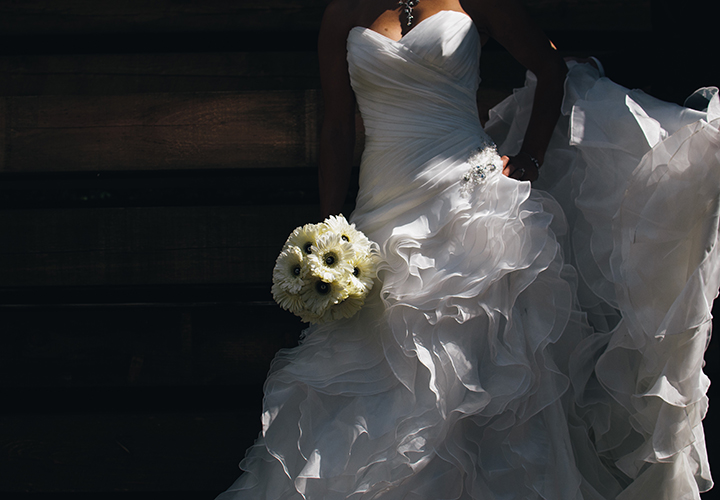 White wedding dress. Photo by Scott Webb, Unsplash.